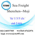 Consolidação de LCL Porto de Shenzhen para Moji
